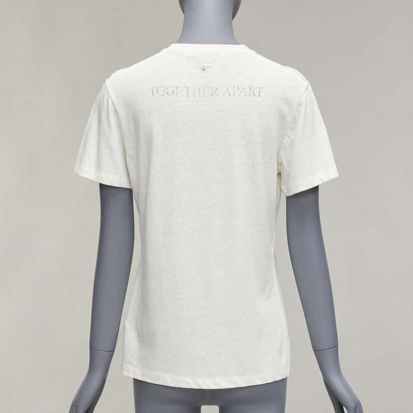 Dior Together Apart Tee Beige Cotton Never worn - Box View