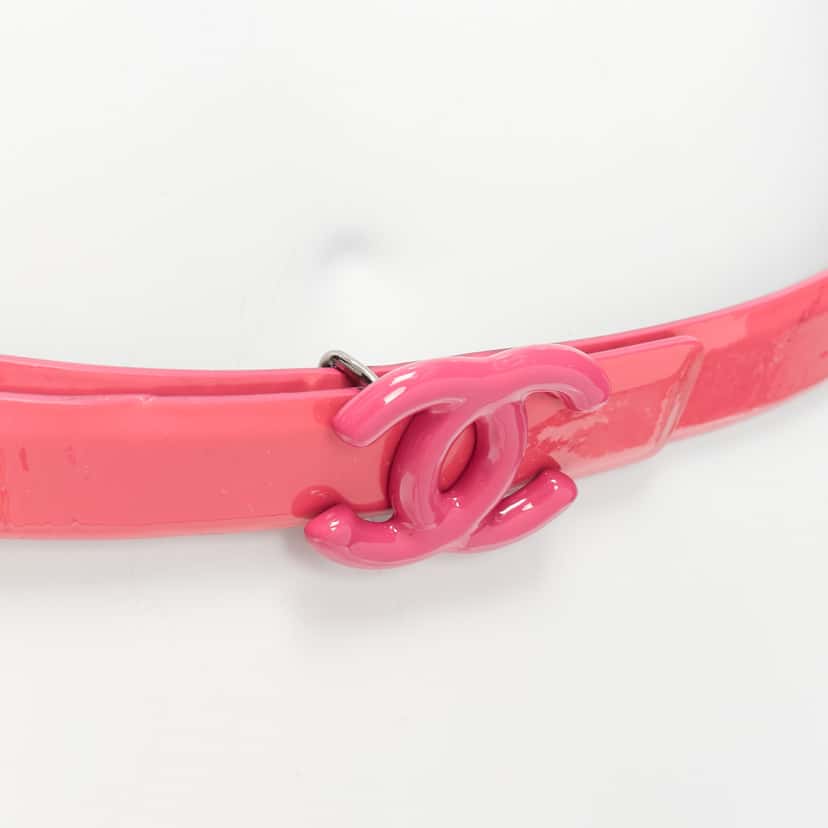 Chanel Multi Chain Fringe Belt Pink Good condition - Back View