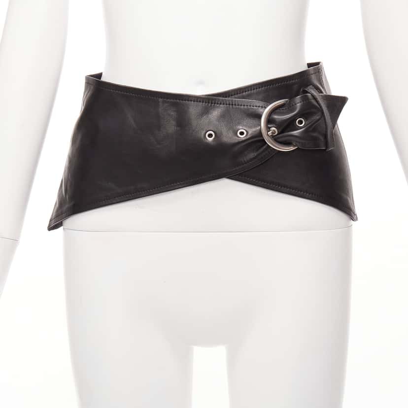 Isabel Marant Mosa Black Leather Very good condition - Front View