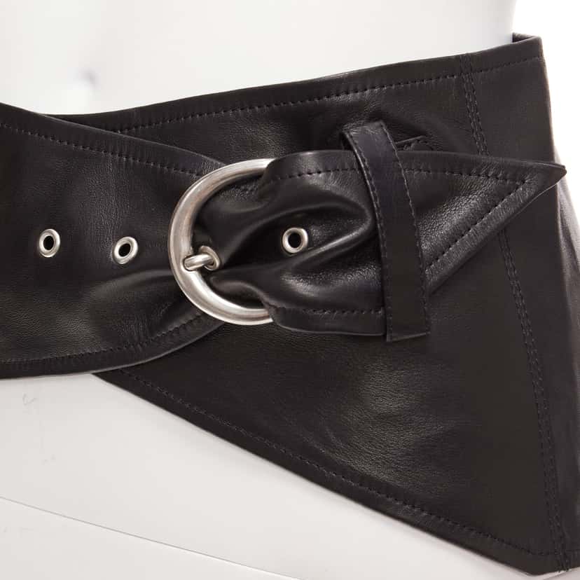 Isabel Marant Mosa Black Leather Very good condition - Back View
