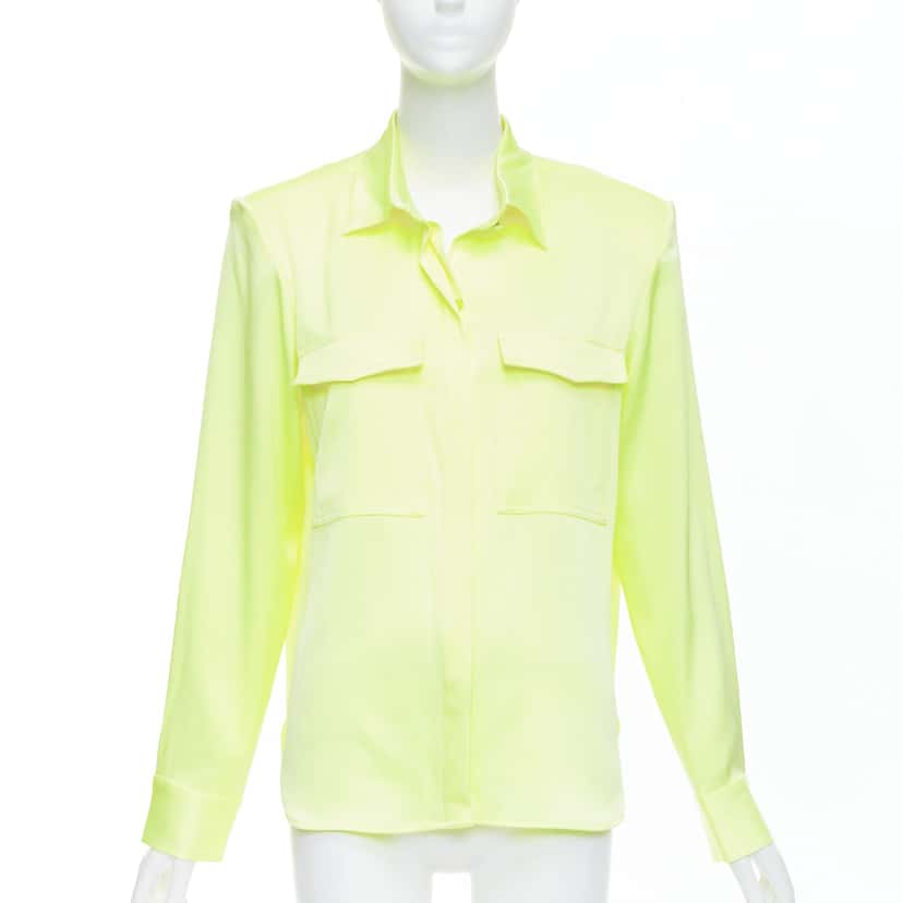 Alex Perry Padded Overshirt Yellow Never worn - Front View