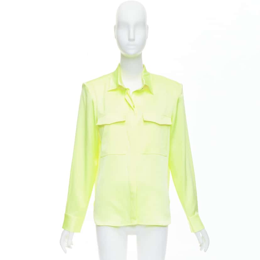 Alex Perry Padded Overshirt Yellow Never worn - Back View