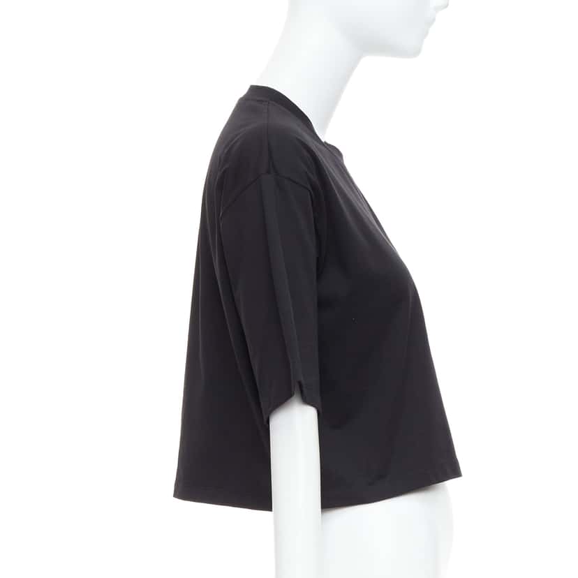Balmain Chain Brooch Shirt Black Cotton Never worn - Model View