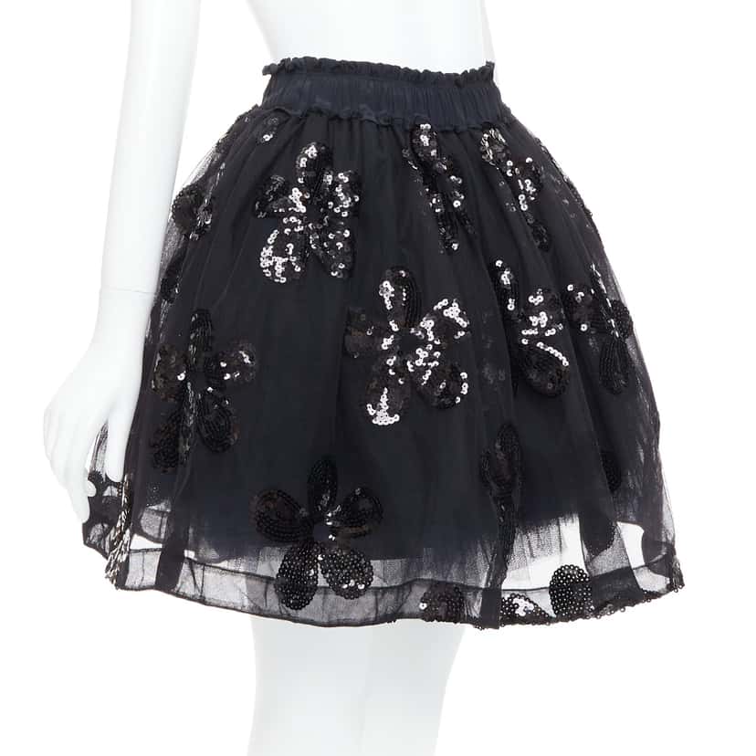 Simone Rocha Floral Tutu Skirt Black Never worn - Inside View
