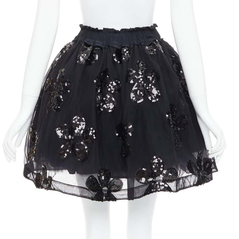 Simone Rocha Floral Tutu Skirt Black Never worn - Box View