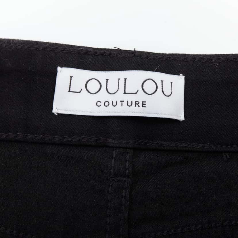 LOULOU STUDIO Crystal Cotton Shorts Black Cotton Never worn - Box View