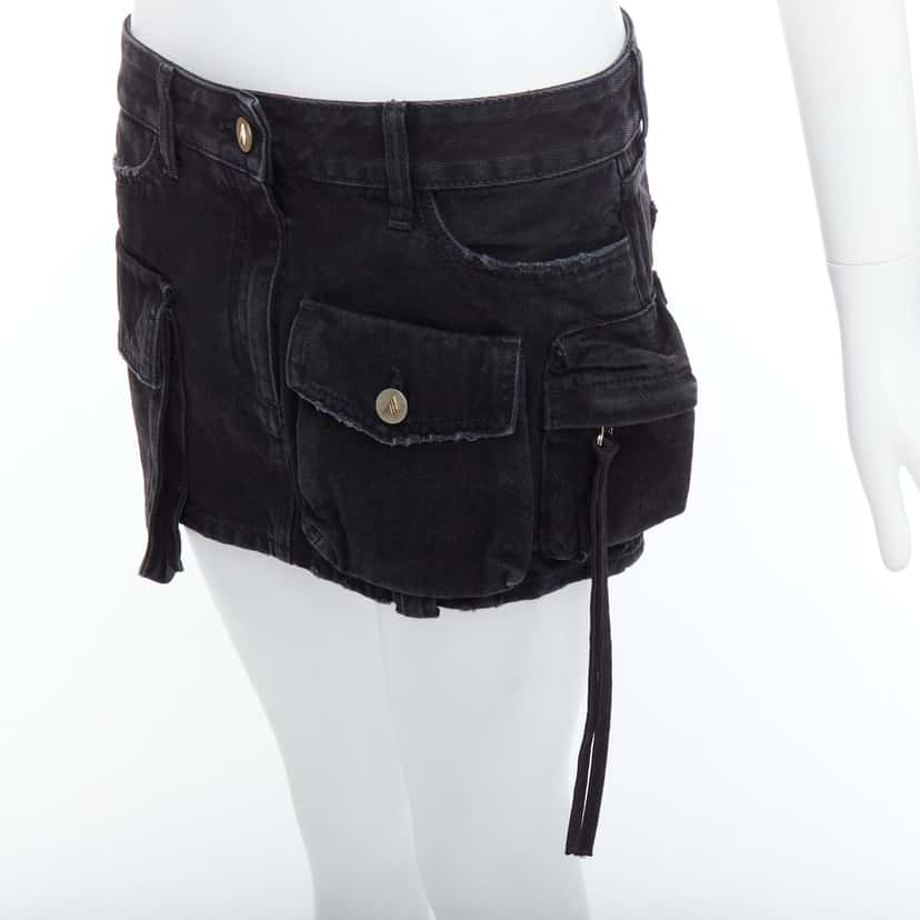 ATTICO Fay Black Cotton Never worn - Back View
