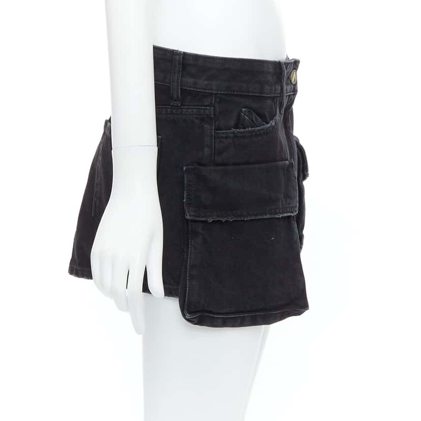 ATTICO Fay Black Cotton Never worn - Model View
