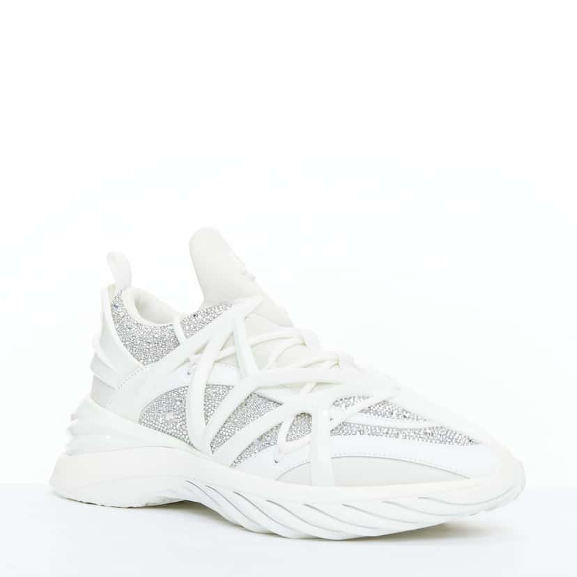 Jimmy Choo Cosmos White Rubber Never worn - Back View