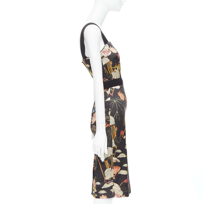 Etro Tiger Print Dress Black Very good condition - Model View