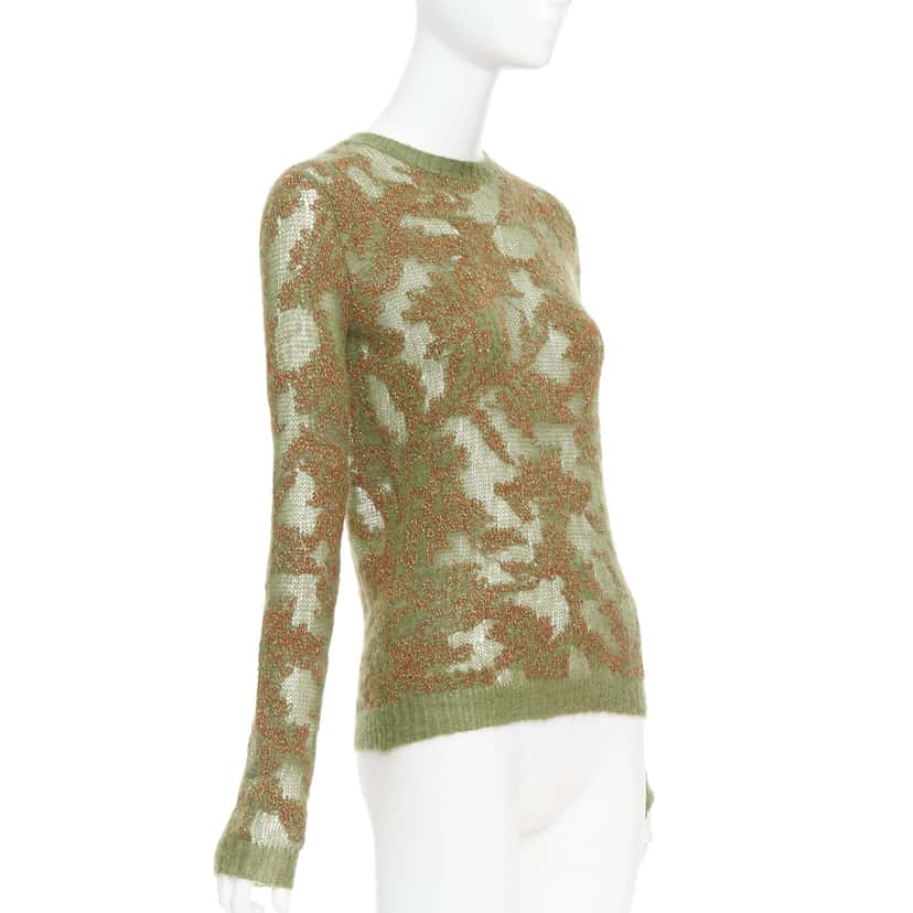 Dior Brocart Green Cashmere Very good condition - Inside View