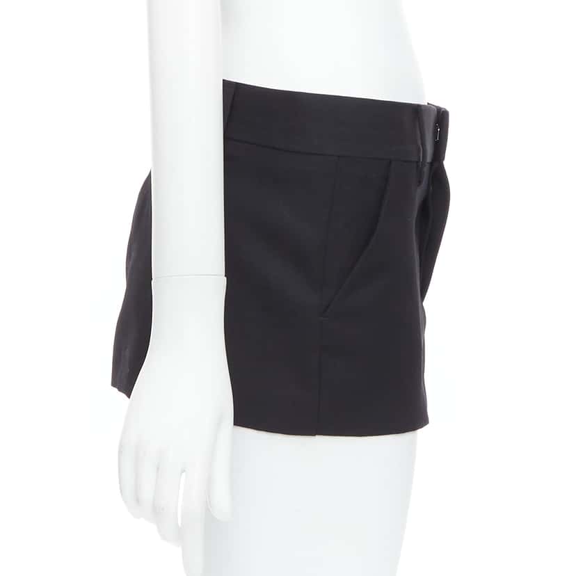 Dsquared2 Micro Wool Skirt Black Wool Very good condition - Model View