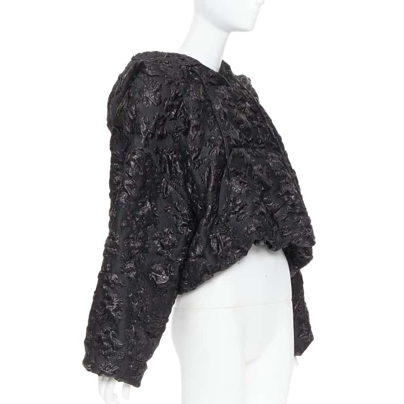 Valentino 3D Jacquard Hoodie Black Polyester Very good condition - Inside View