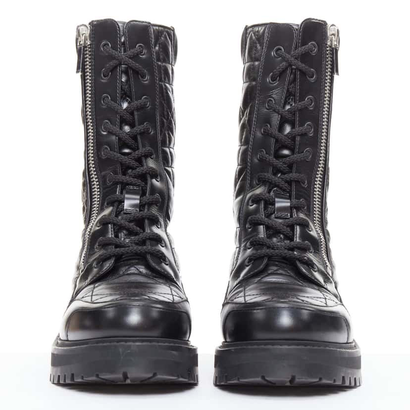 Dior D-Leader Black Leather Very good condition - Inside View