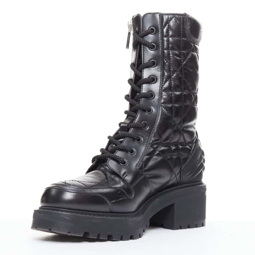 Dior D-Leader Black Leather Very good condition - Model View