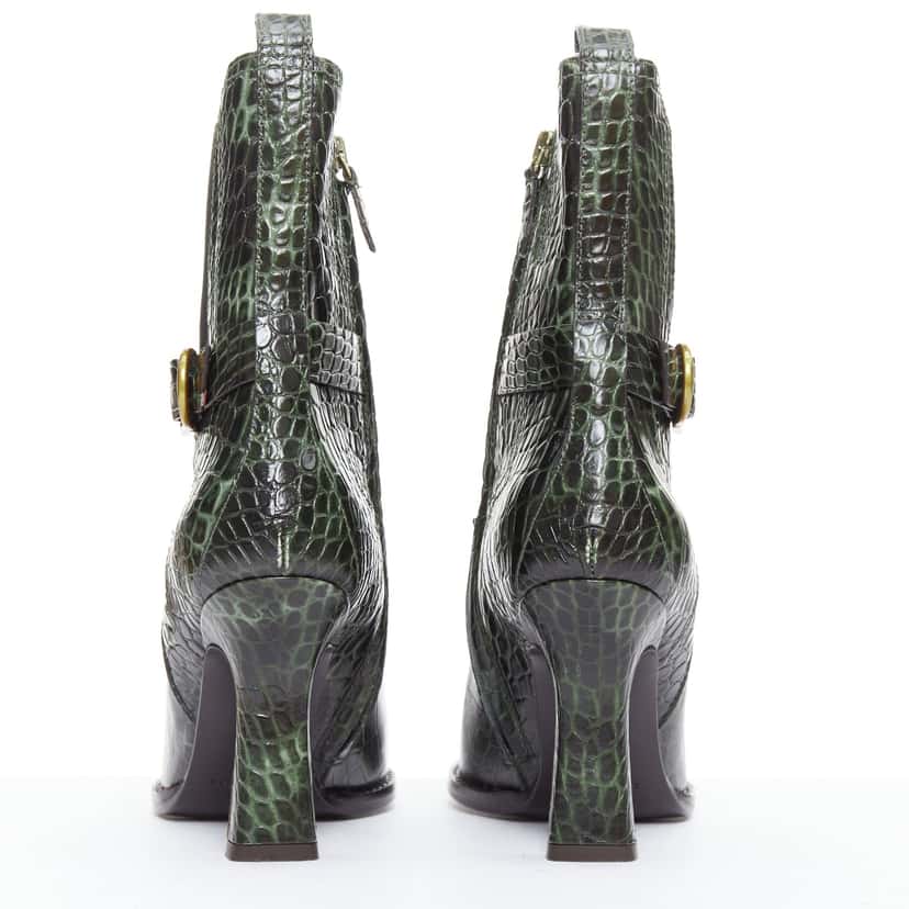 Sies Marjan Naomy 15BEC014 Green Leather Very good condition - Box View