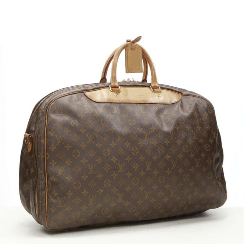 Louis Vuitton Monogram Trim Bag Brown Fair condition - Back View