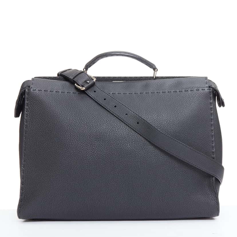 Fendi Peekaboo Black Leather Good condition - Front View