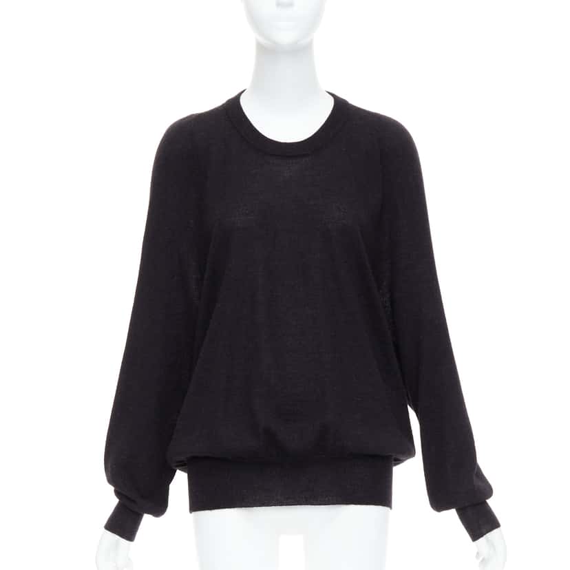 Maison Martin Margiela Oversized Alpaca Sweater Grey Polyester Never worn - Front View