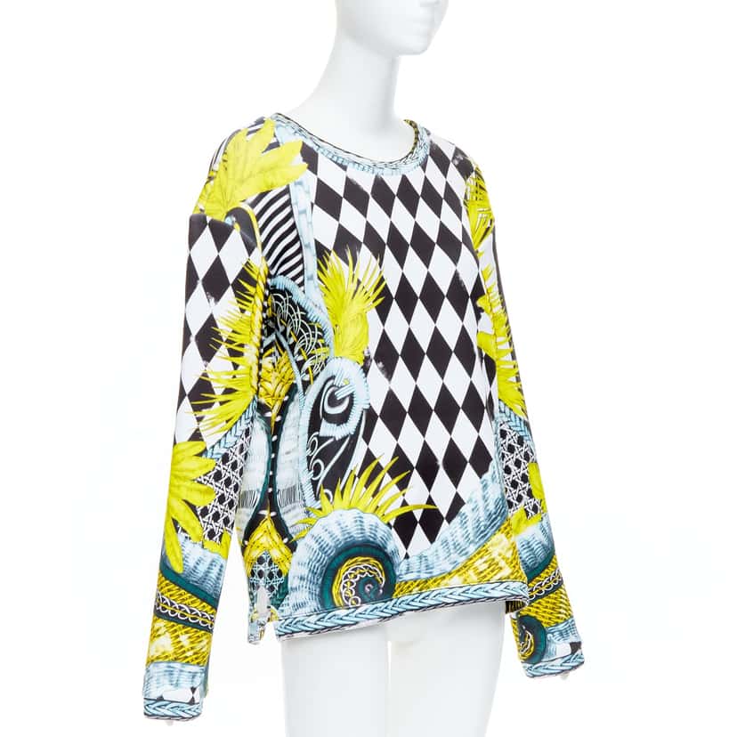 Balmain Checkerboard Pullover MultiColor Polyester Very good condition - Inside View