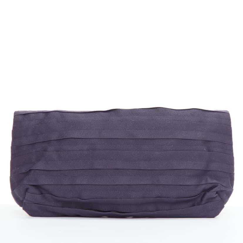 Lanvin Geometric Zip Clutch Purple Good condition - Model View