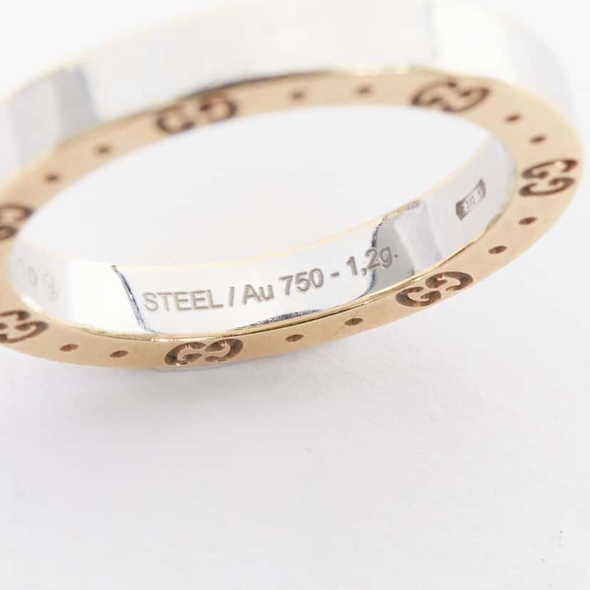 Gucci Monogram Ring Gold Very good condition - Box View