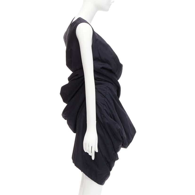 Comme Des Garcons Lumps Bumps Dress Black Polyester Very good condition - Model View