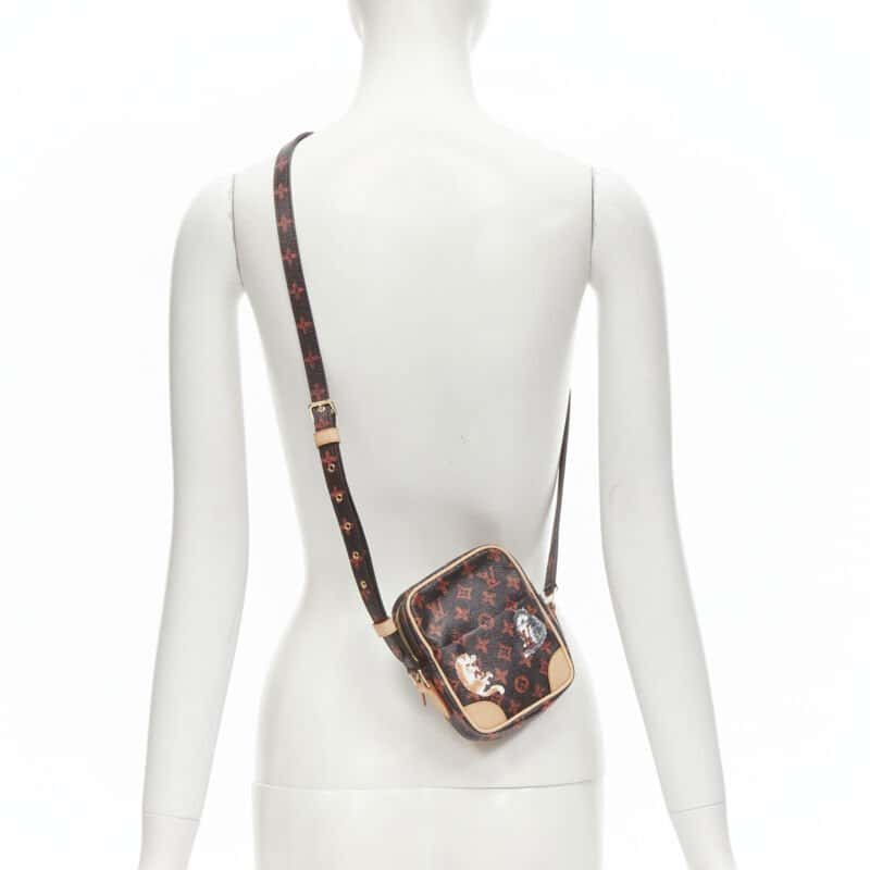 Louis Vuitton Catogram Camera Bag Black Never worn - Back View
