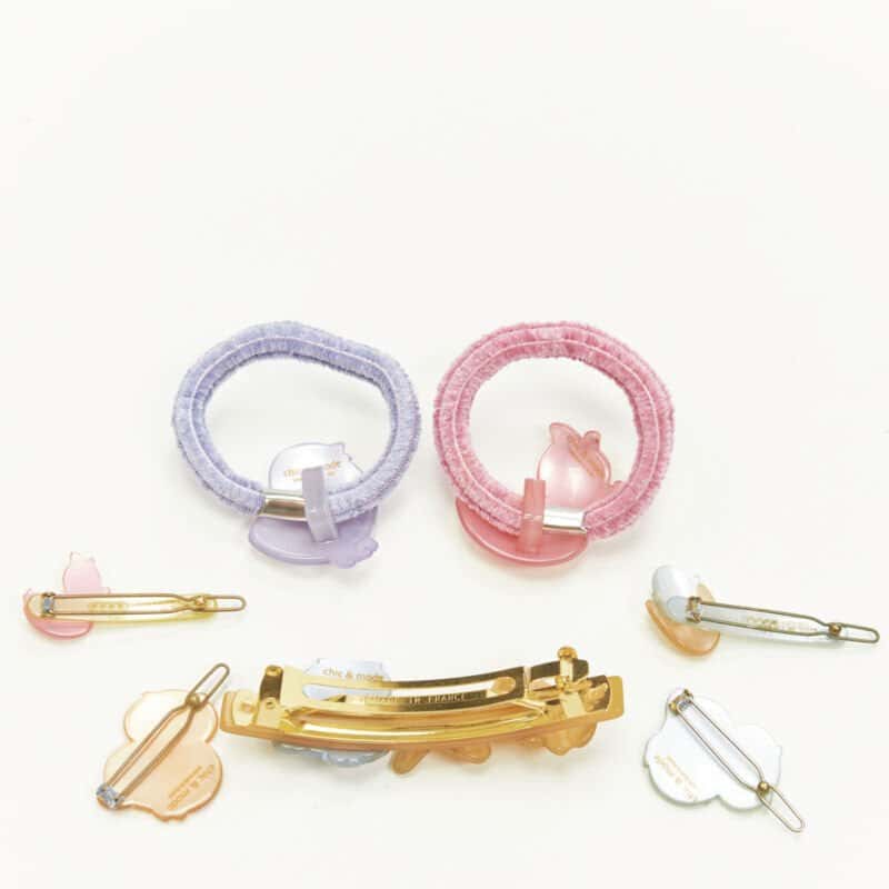 Unsigned Duck Hair Clips MultiColor Plastic Never worn - Inside View