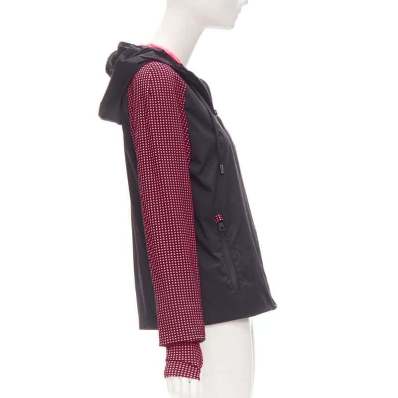 Fendi Black Pink Nylon Jacket Black Very good condition - Box View
