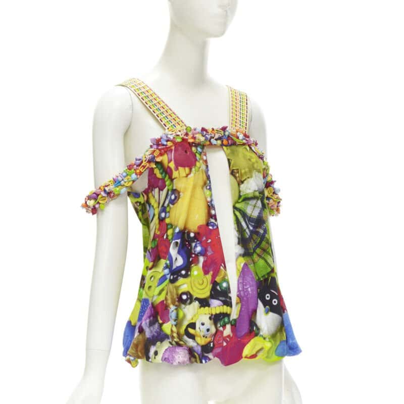 Manish Arora Doll Toys Top MultiColor Cotton Very good condition - Inside View