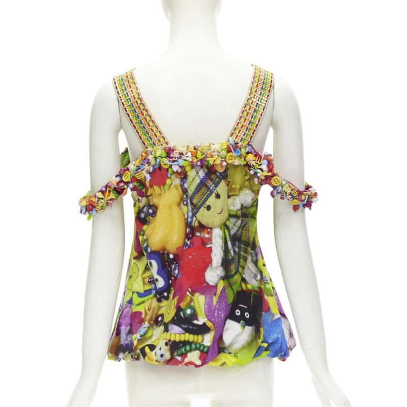 Manish Arora Doll Toys Top MultiColor Cotton Very good condition - Box View