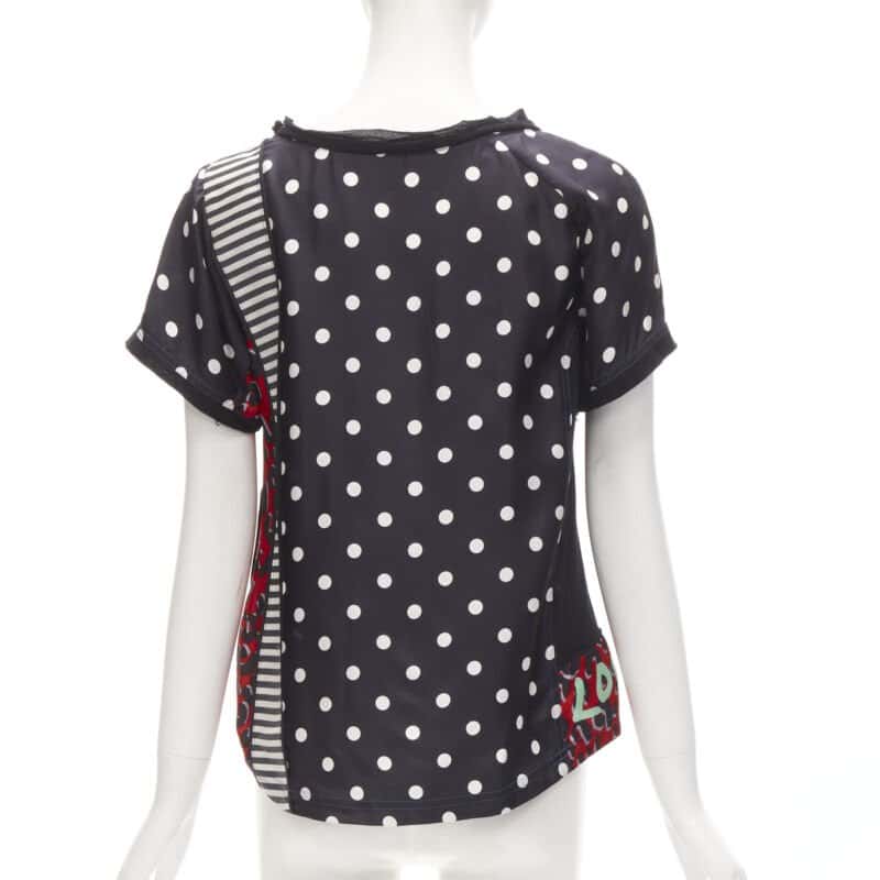 Louis Vuitton Graffiti Leopard Tee Black Silk Very good condition - Box View