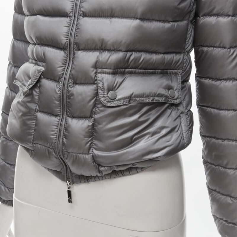 Moncler Lans Giubbotto Grey Never worn - Back View