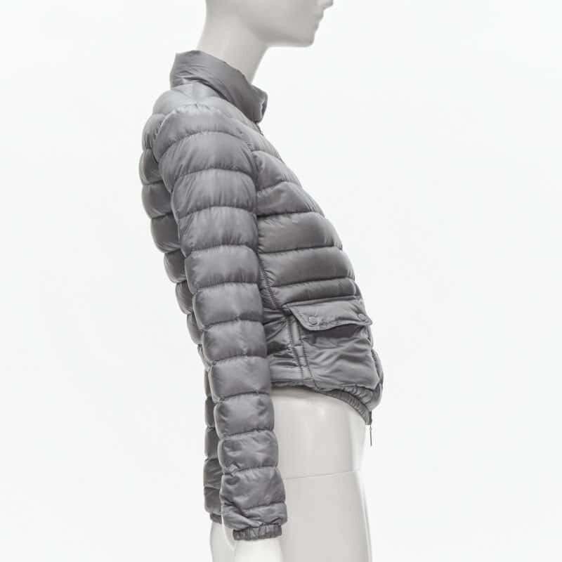 Moncler Lans Giubbotto Grey Never worn - Box View