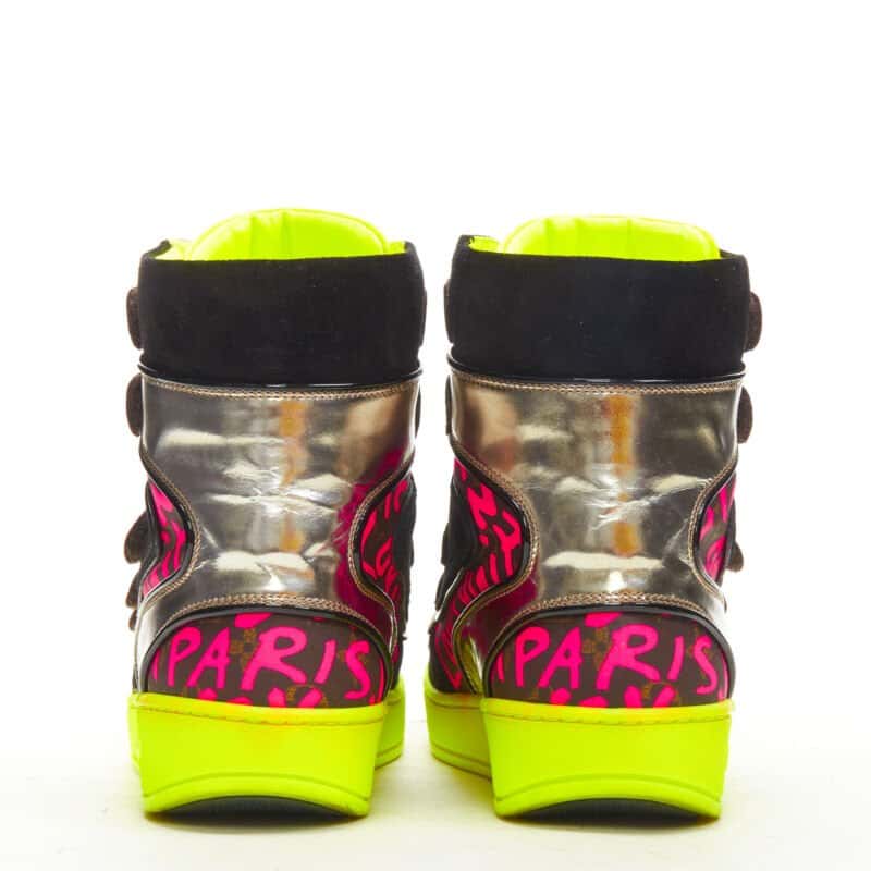 Louis Vuitton Graffiti Hi Tops MultiColor Very good condition - Box View