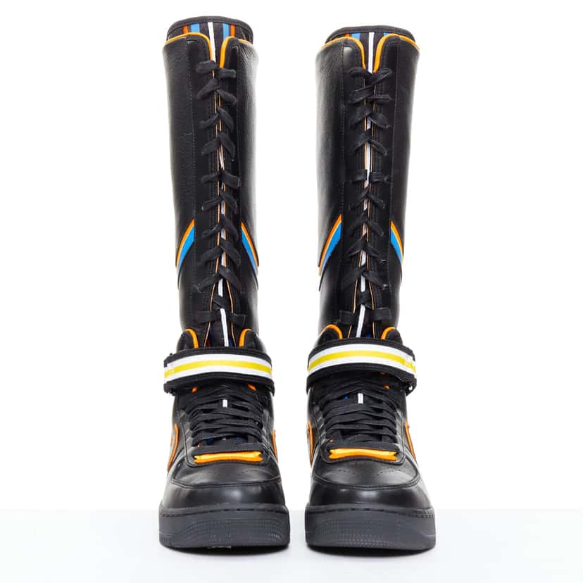 Nike Air Force 1 Black Leather Very good condition - Inside View