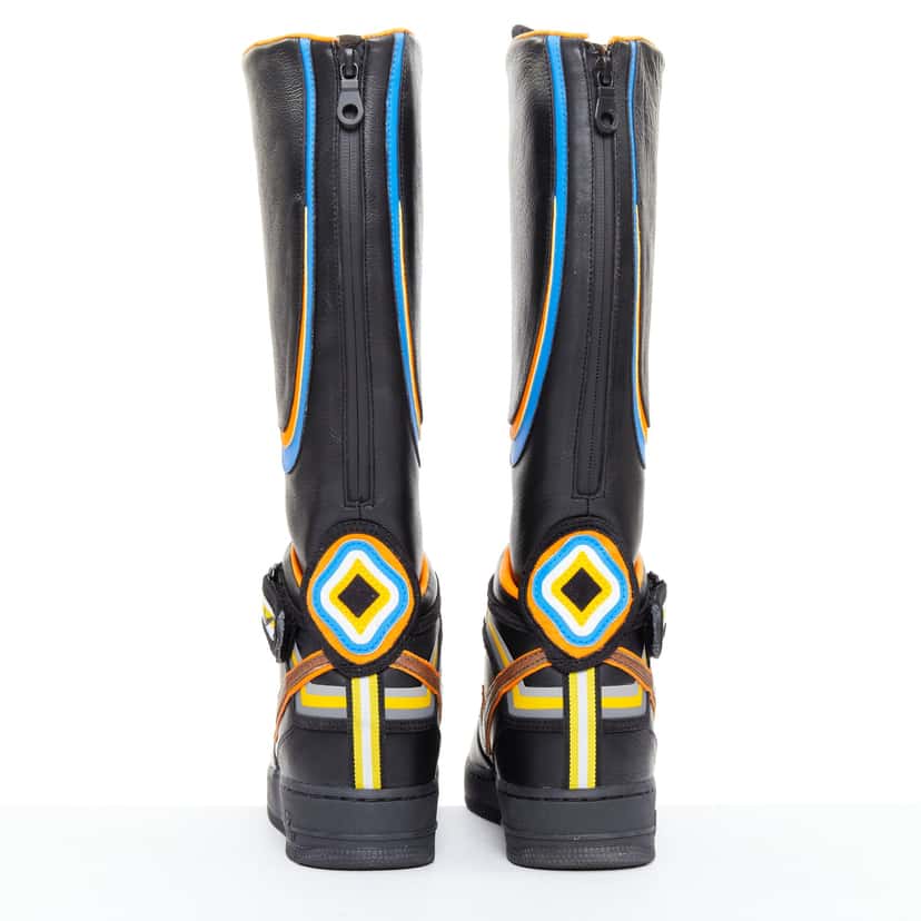 Nike Air Force 1 Black Leather Very good condition - Box View