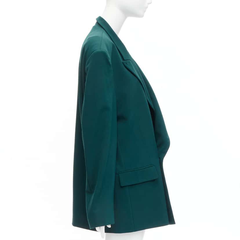 Vetements Logo Patch Blazer Green Polyester Never worn - Box View