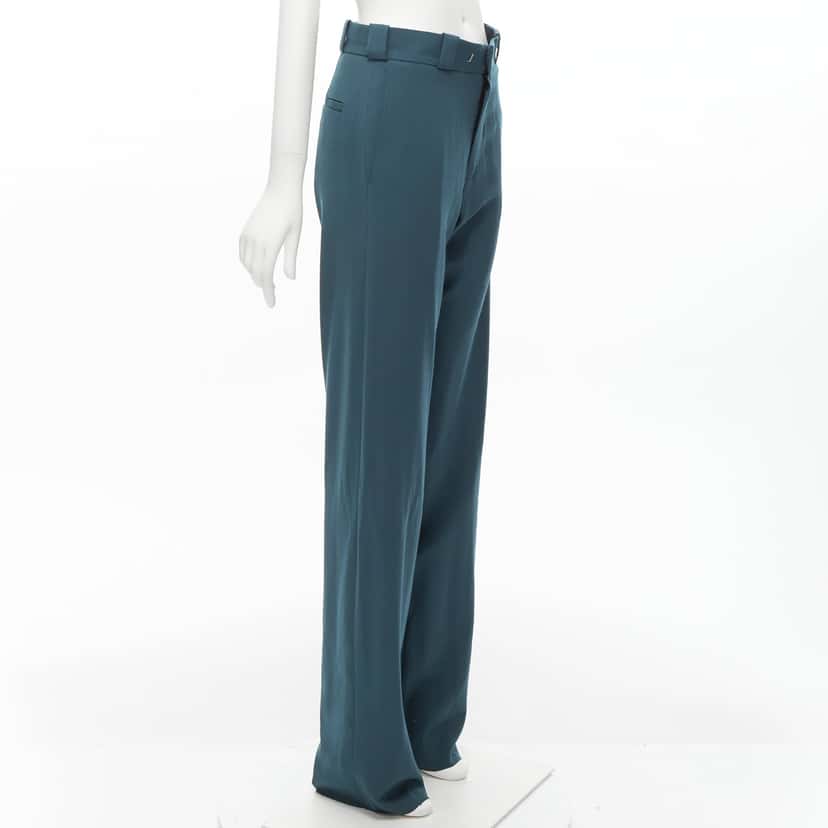 Vetements Green Cutout Pants Green Cotton Never worn, with tag - Model View