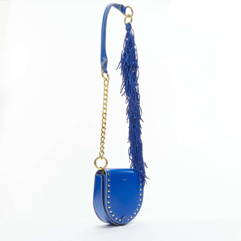 Sacai Horseshoe Blue Leather Good condition - Inside View