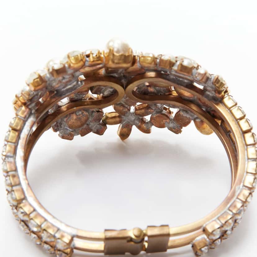 Meadham Kirchhoff Czech Crystal Double Bangle Other Metal Very good condition - Box View