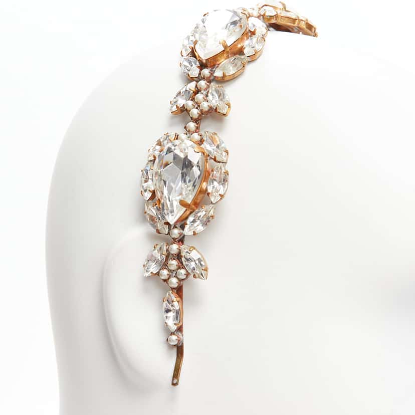 Meadham Kirchhoff Crystal Pearl Headband Other Very good condition - Back View