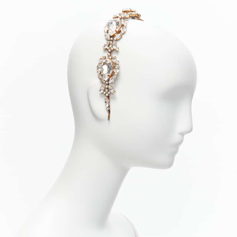 Meadham Kirchhoff Crystal Pearl Headband Other Very good condition - Model View