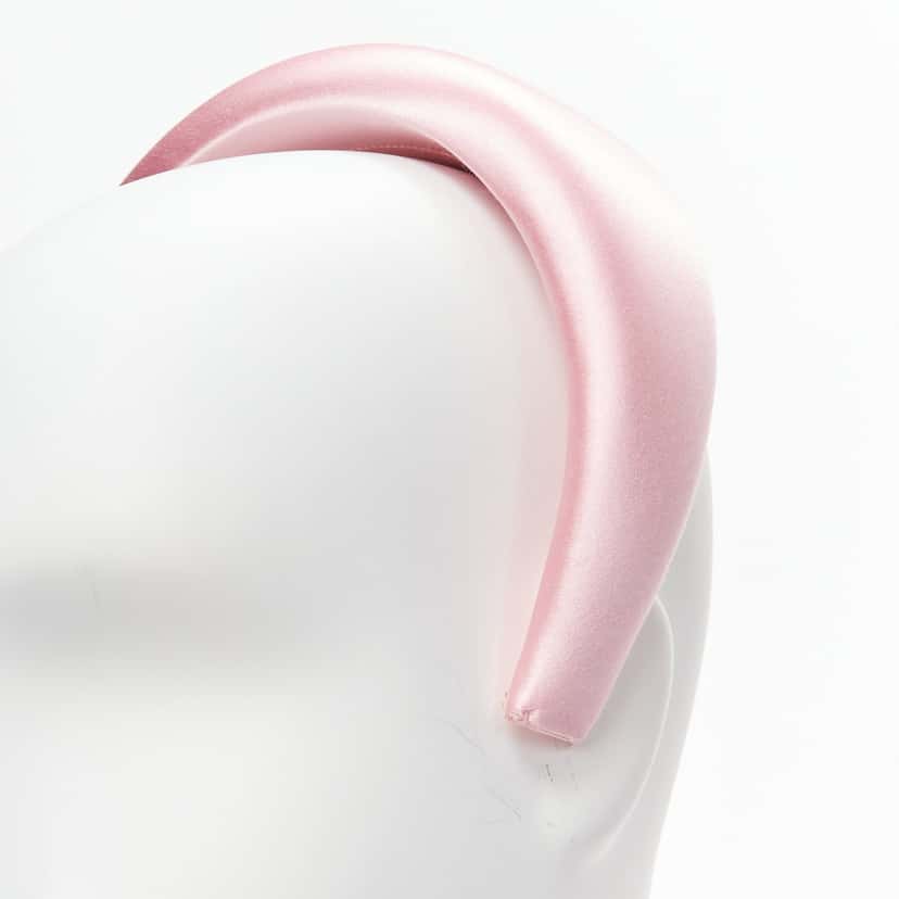 Prada Pink Satin Headband Pink Very good condition - Back View