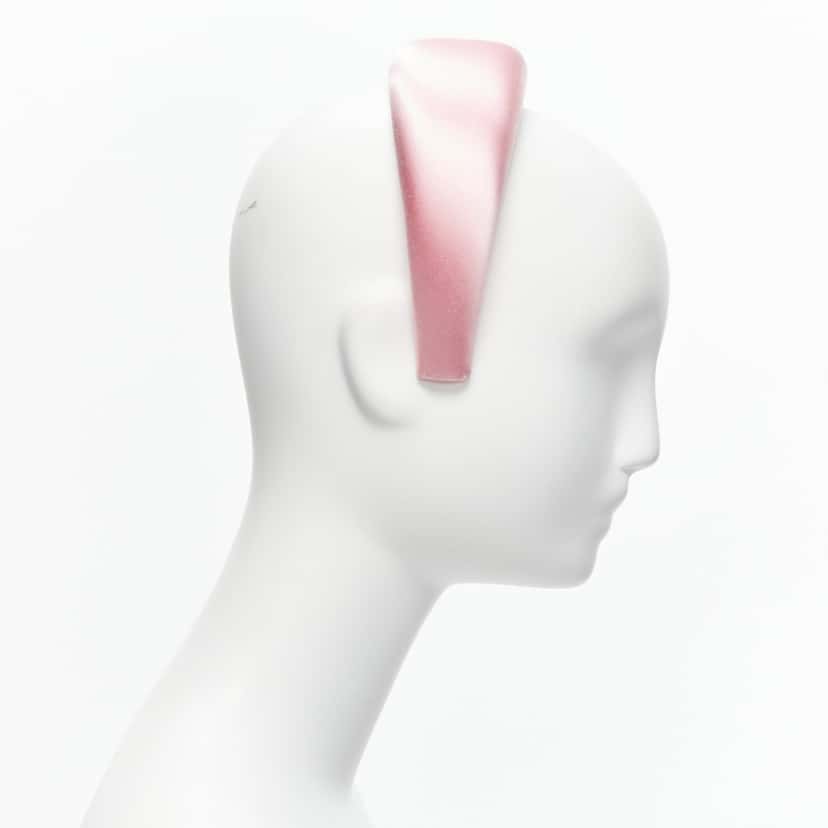 Prada Pink Satin Headband Pink Very good condition - Model View