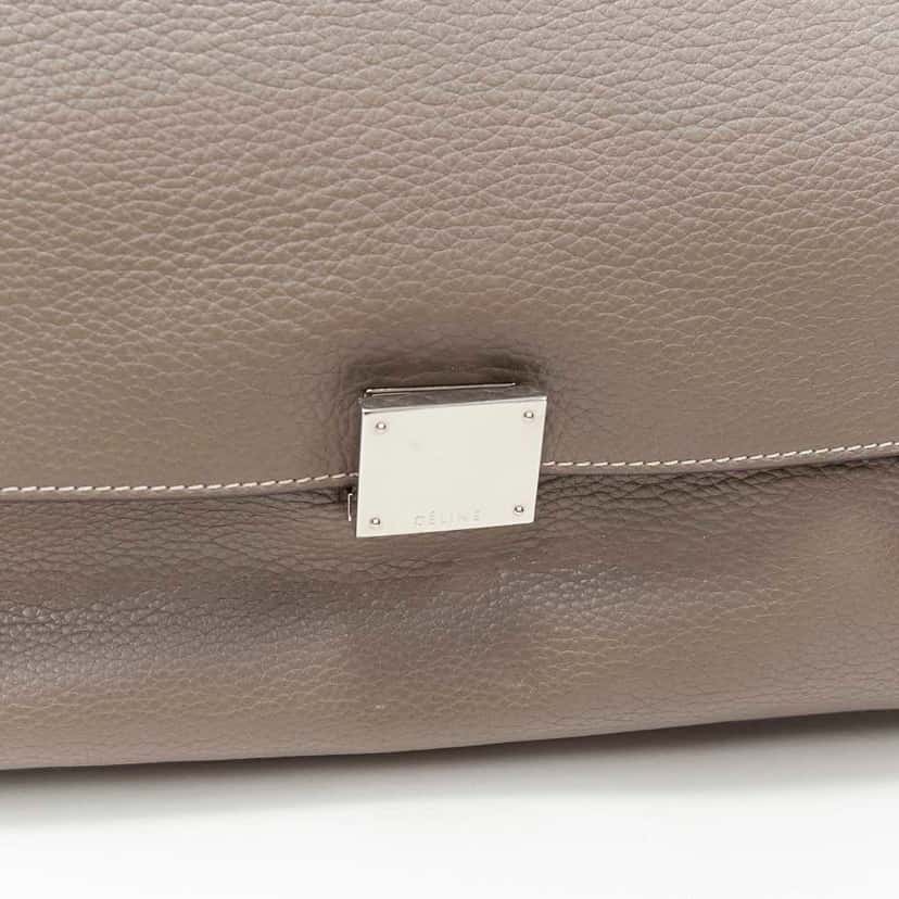 Celine Leopard Micro Bag Brown Leather Fair condition - Back View