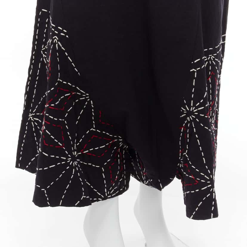 Yohji Yamamoto Stitched Harem Pants Black Very good condition - Back View