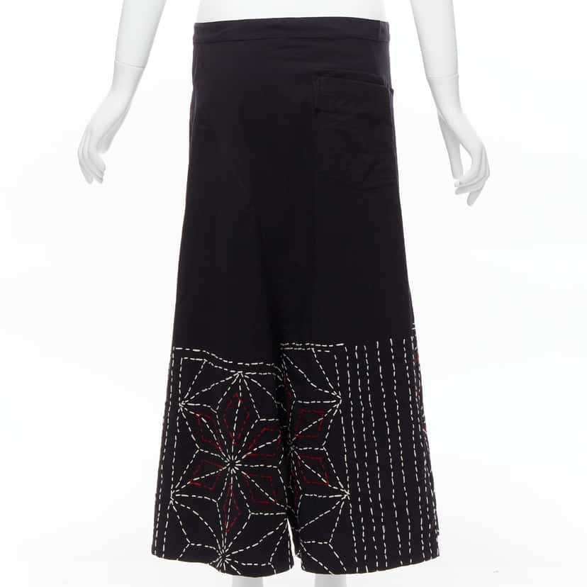 Yohji Yamamoto Stitched Harem Pants Black Very good condition - Box View