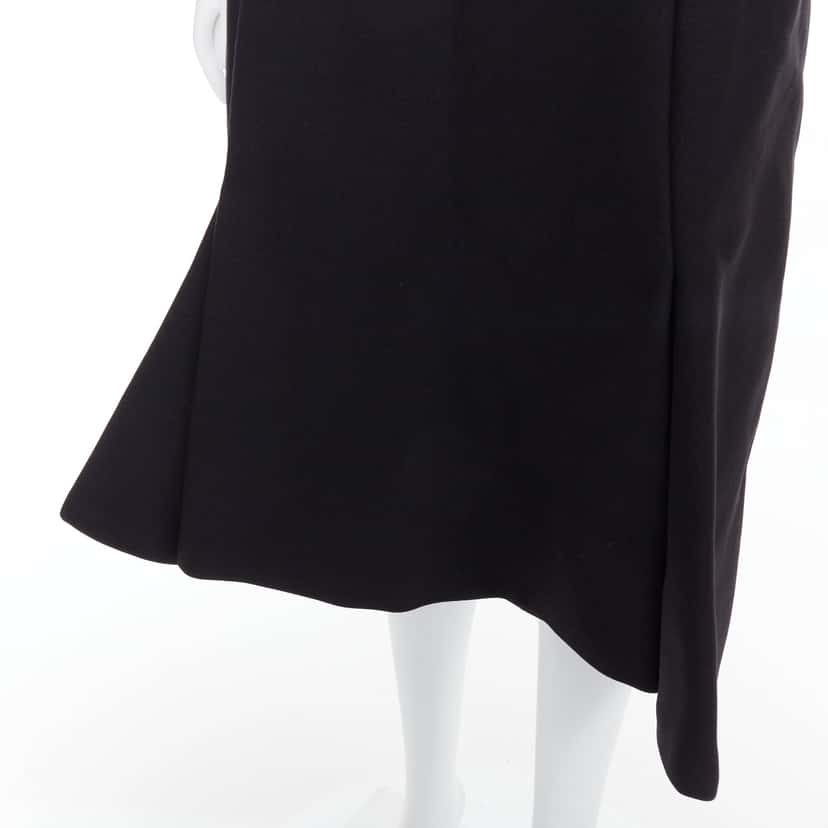 Balenciaga Padded Midi Dress Black Very good condition - Back View
